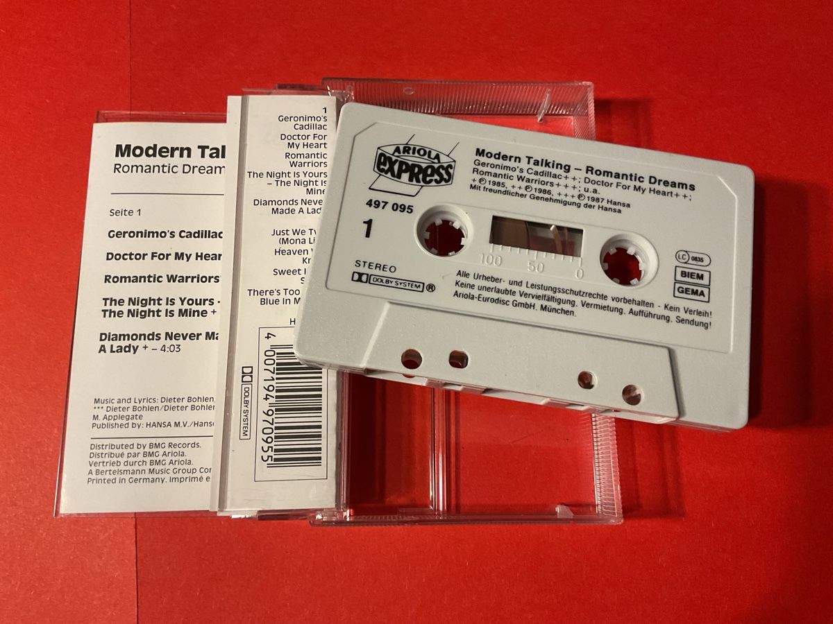 Kompaktkassetten: Kassette Modern Talking Romantic Dreams Ariola Express – Gebraucht aus Steinach von Quarkie 1