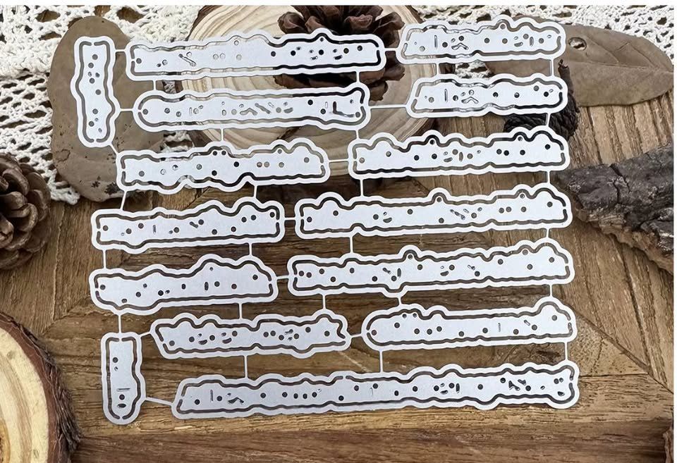 Sciablone: Neues Stanzschablonen-Set 3-D Worte – Nuovo e nell'imballaggio originale da Effretikon venduto da wenuss 3
