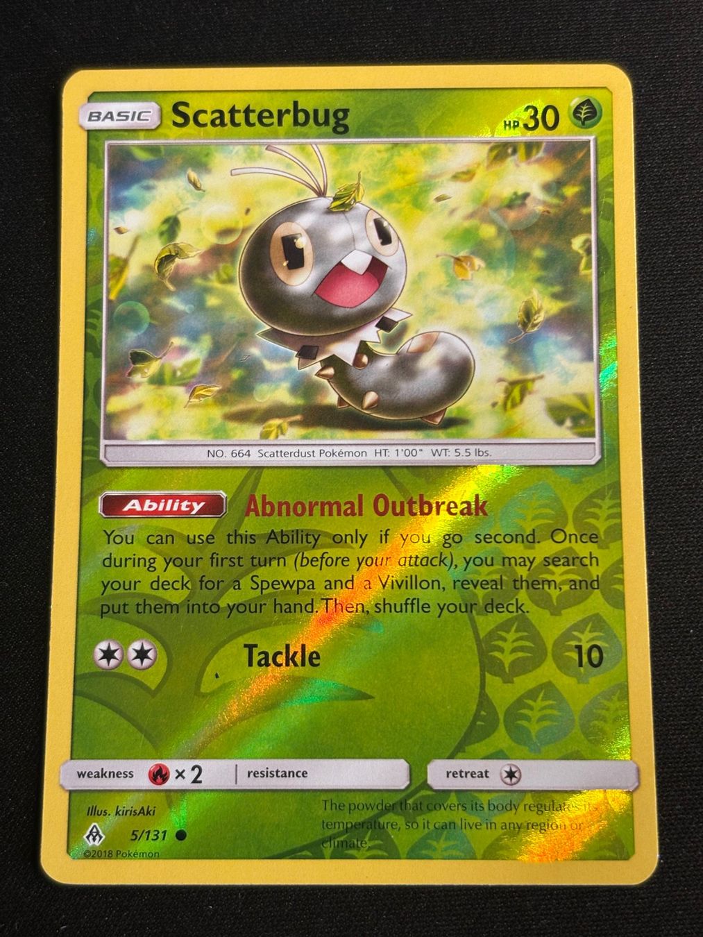 Pokémon Carte collezionabili: Pokemon Scatterbug Reverse - Forbidden-Light 5/131 - English – Usato da Bern venduto da Big_GS