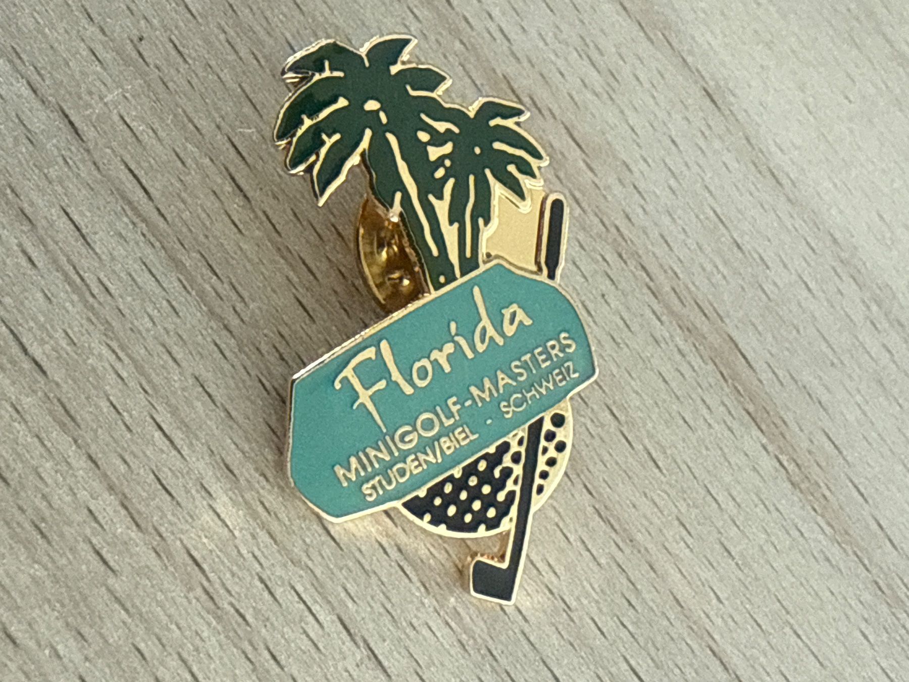 Placchette & Badge: Pin Florida Minigolf Masters Studen/Biel – Usato da Glattbrugg venduto da Schweigmatt