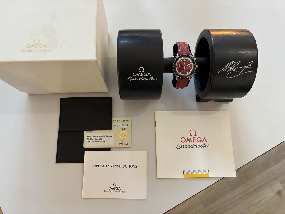 Omega Uhren: Omega Speedmaster Reduced “Michael Schumacher” – Neu (gemäss Beschreibung) aus Evilard von Phipou
