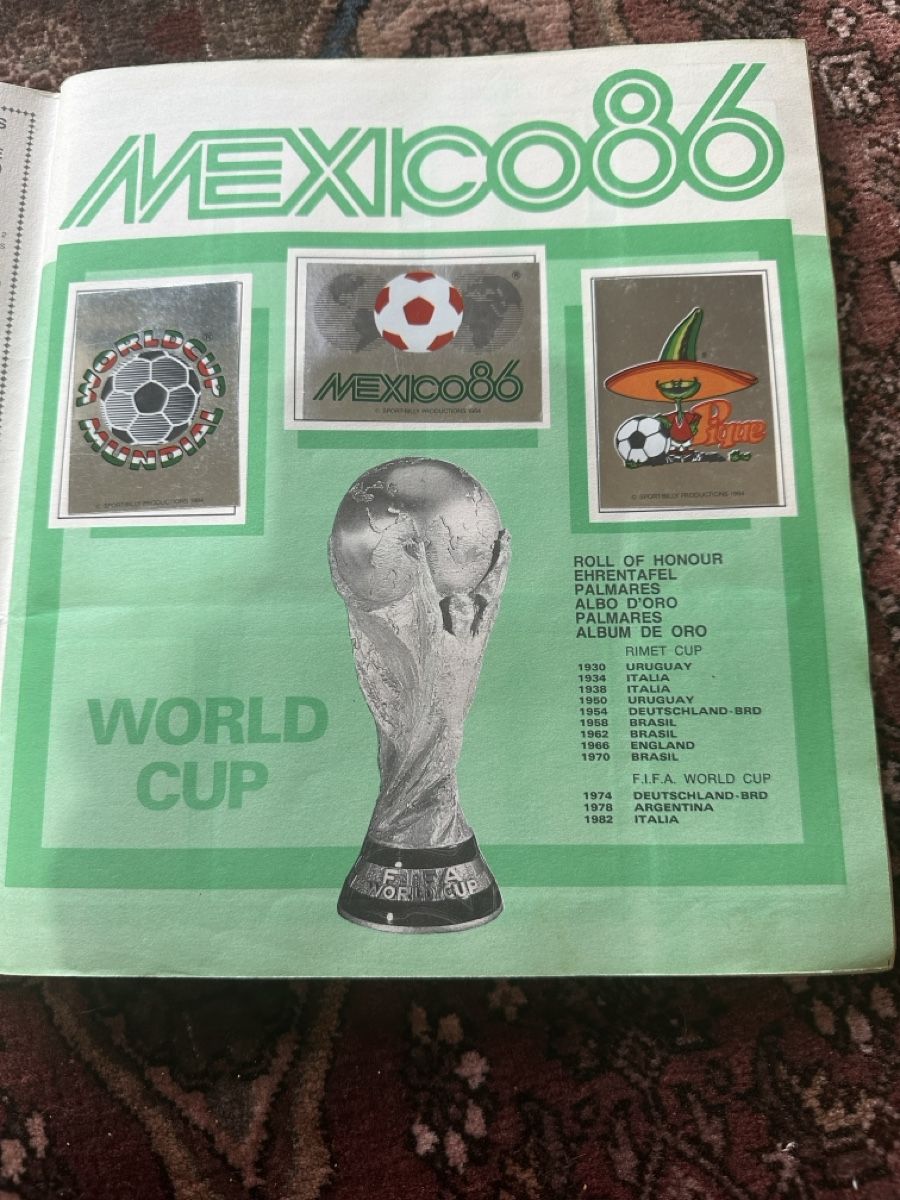 Panini Album: Album figurine Panini Mexico 86 – Usato da Bellinzona venduto da Ti.belli 1