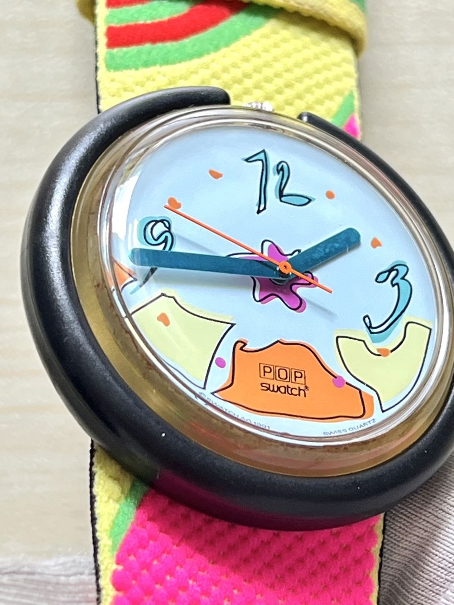 Swatch Orologi: Swatch POP Uhr mit buntem Armband gebraucht – Usato da Grenchen venduto da chththl 4