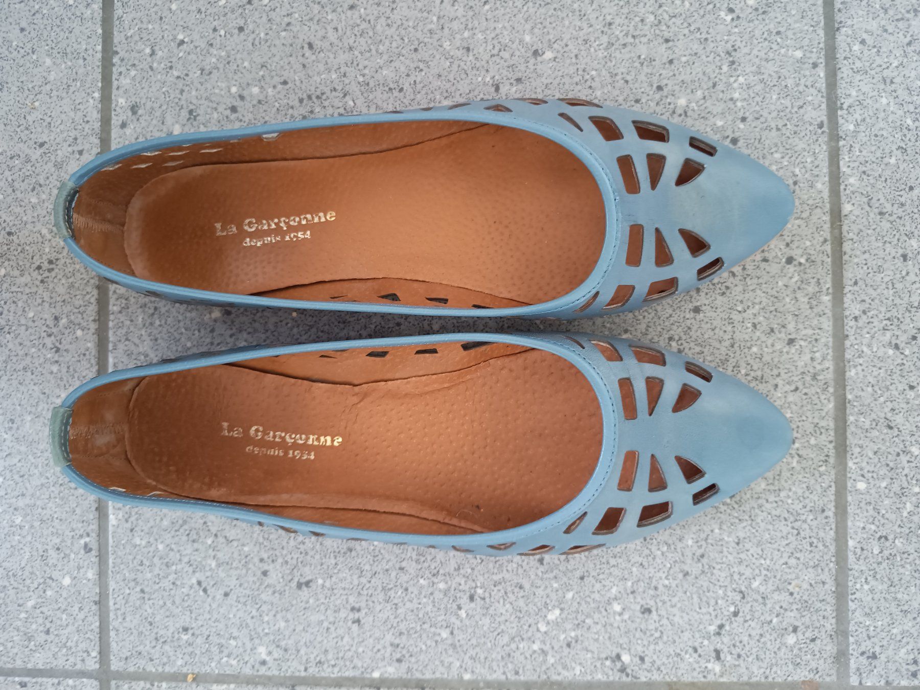 La Garçonne Chaussures femmes: Ballerinas von La Garconne, Gr. 38, hellblau – D'occasion à Zürich par jona8859 2