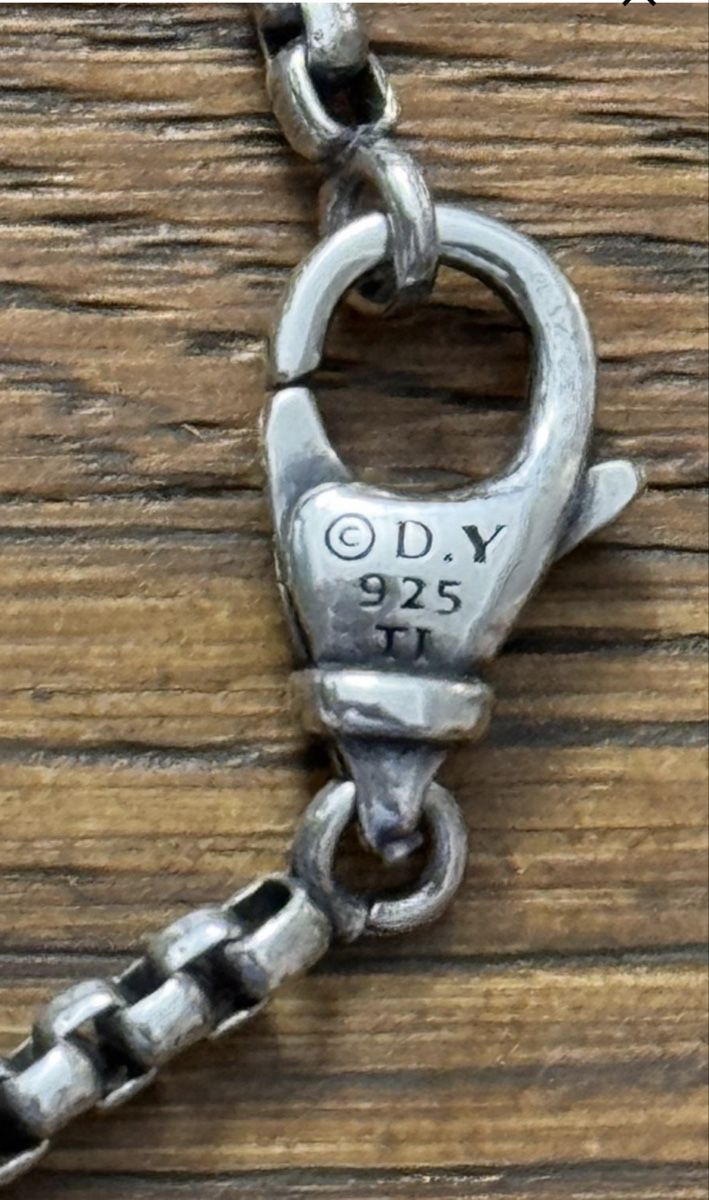 Catenine: DAVID YURMAN  COLLIER BOX CHAIN – Nuovo (secondo la descrizione) da Clarens venduto da hal_y9wf 3