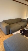 Canapé 3 places + pouf