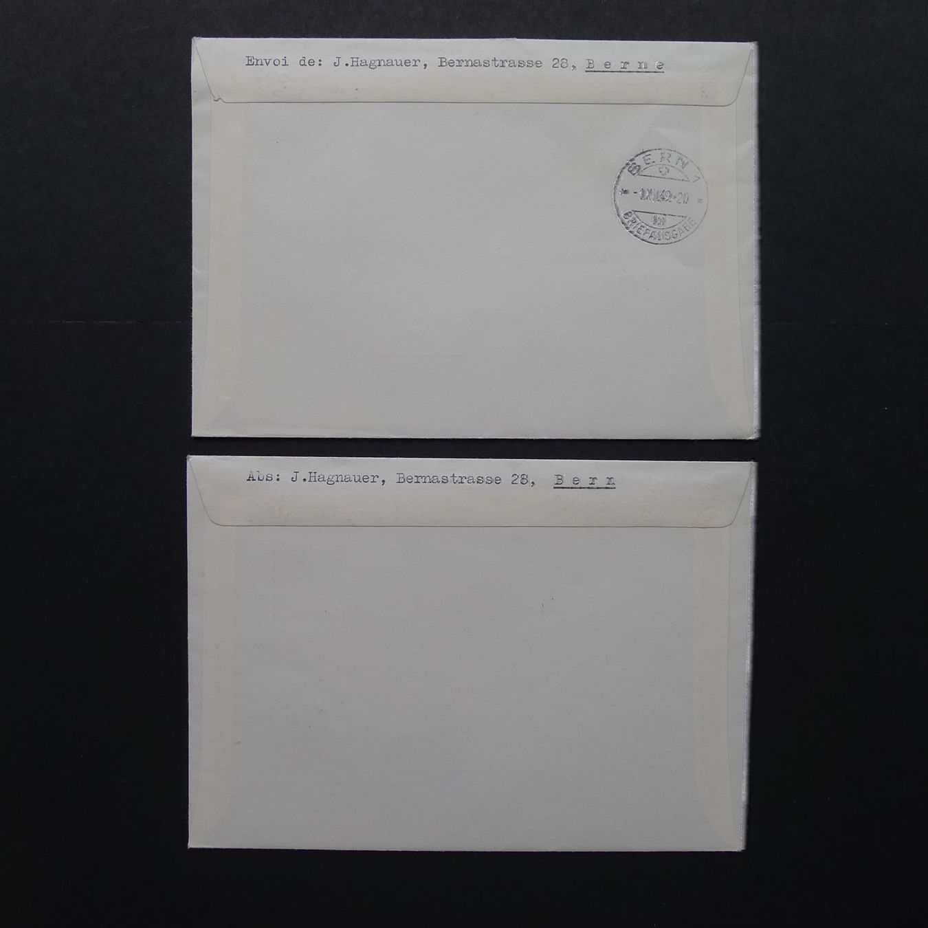 Alle Briefmarken: 1949 Ersttag Briefe Nr. J129-J132 – Gebraucht aus Dagmersellen von wyss1982 3
