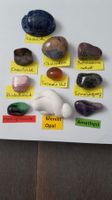 10er Set Trommelsteine mit seltenem Menilitopal Set 53