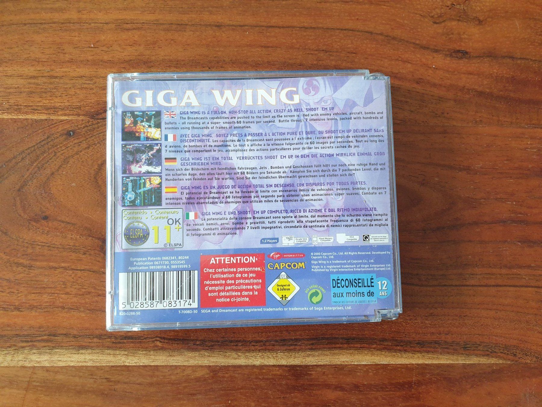 Sega Spiele: SEGA Dreamcast - Giga Wing CIB – Gebraucht aus Rain von Laupia 1