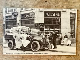 1. Weltkrieg Kriegsgefangene Lieferwagen Auto Rotes-Kreuz