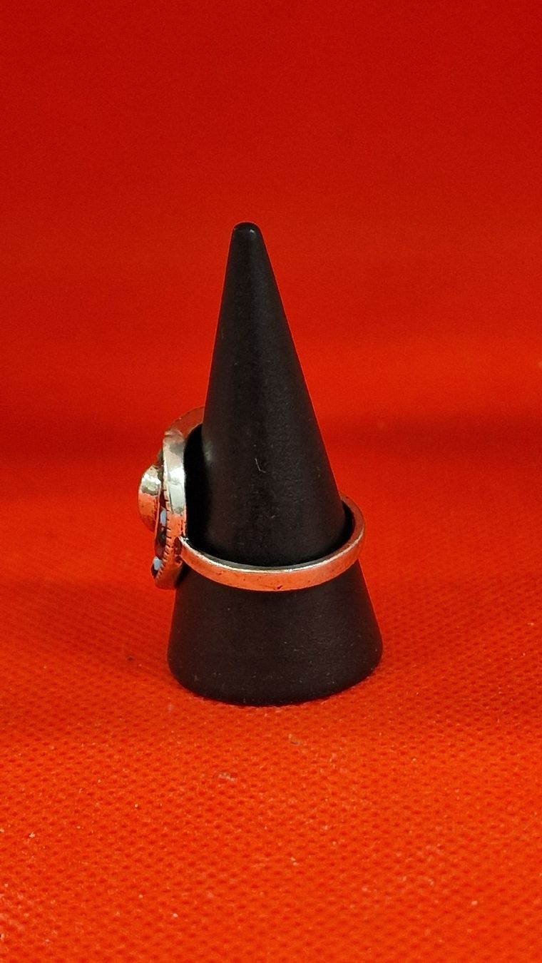 Anelli: Schicker ring mit Steinbesatz Gr. 58 – Nuovo (secondo la descrizione) da Herisau venduto da Antiques.AR 1