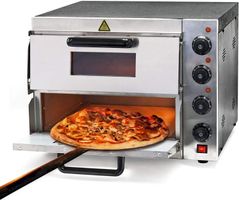WilTec 2-Etagen Pizza-Backofen 3000W