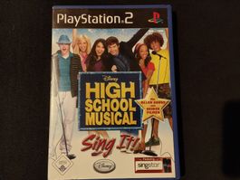 PS2 High School Musical Sing It! komplett