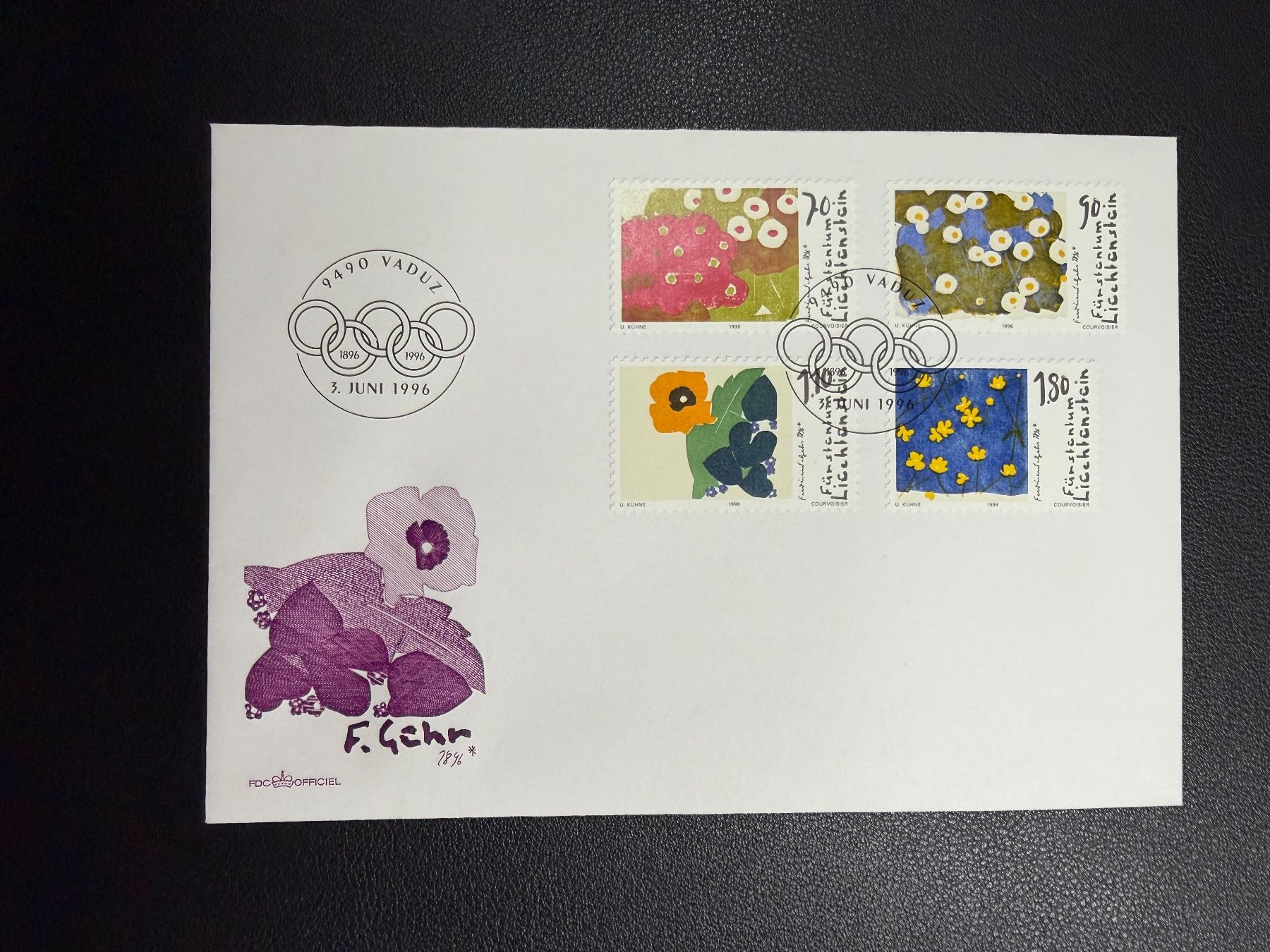 Tous les timbres: Liechtenstein FDC 1996 – D'occasion à oberrüti par jeanmei