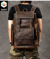✅ NEU Oldschool echter Lederrucksack