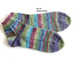 Sneaker - Socken handgestrickt  Gr.42/43  Nr.70