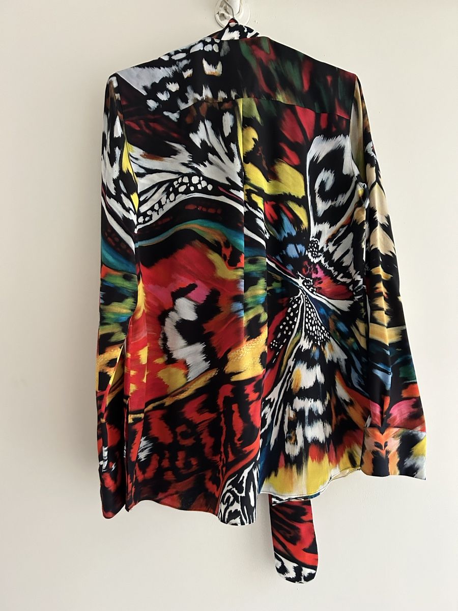 Akris Camicette: Cool silk printed bow blouse Akris Punto 34 – Nuovo (secondo la descrizione) da Sankt Gallen venduto da DDDAAA 1