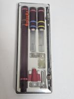 Rotring Microns-Set 3 Stck. mit Zubehör, guter Zustand