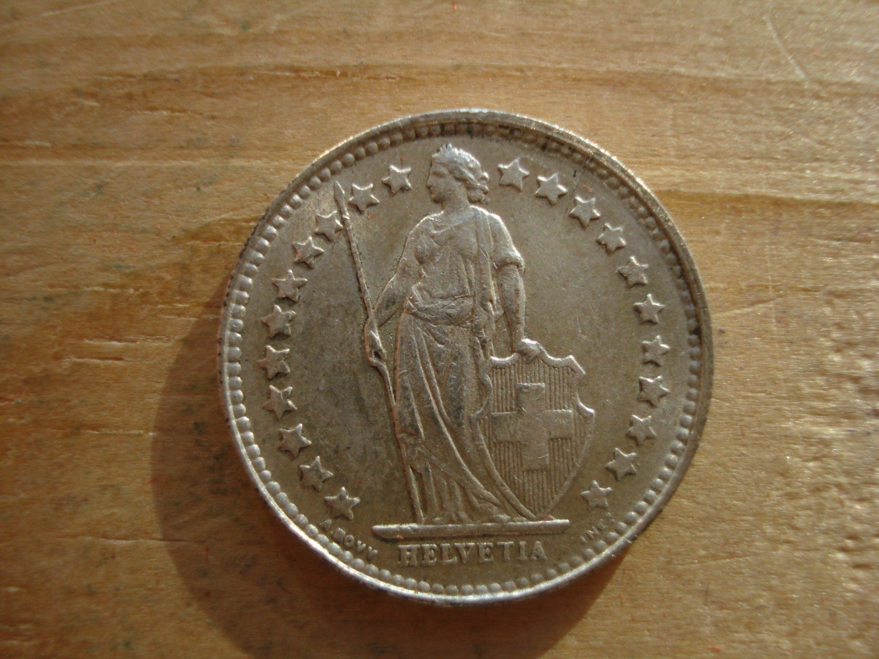 Tutti le monete: (S) 1/2 Franken 1929 UNZ- – Usato da Erlach venduto da Net-Coins 1
