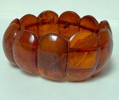Bracelet vintage en ambre véritable