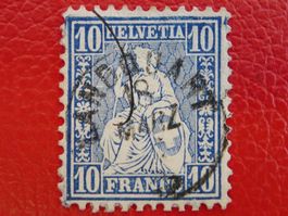 Sitzende: Nr.31 sauberer FINGERHUT-Stempel: LANDQUART