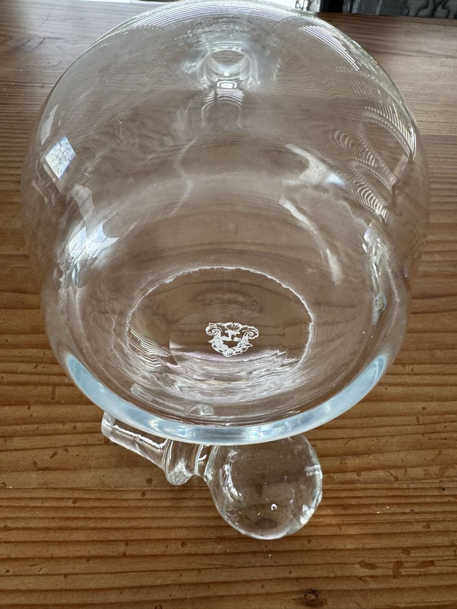 Caraffe: Dekantierer/Karaffe aus Glas, ca. 30cm hoch – Usato da Lanzenhäusern venduto da Galaa 3