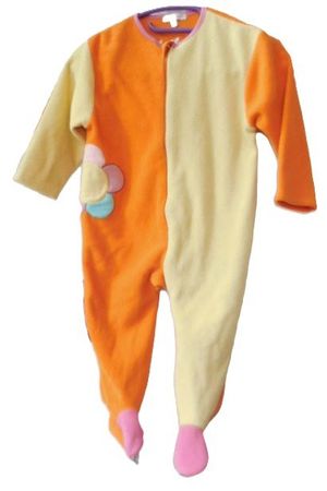 weiches Fleece Gr. 92 98 ganzer Pyjama/Anzug  L 80cm