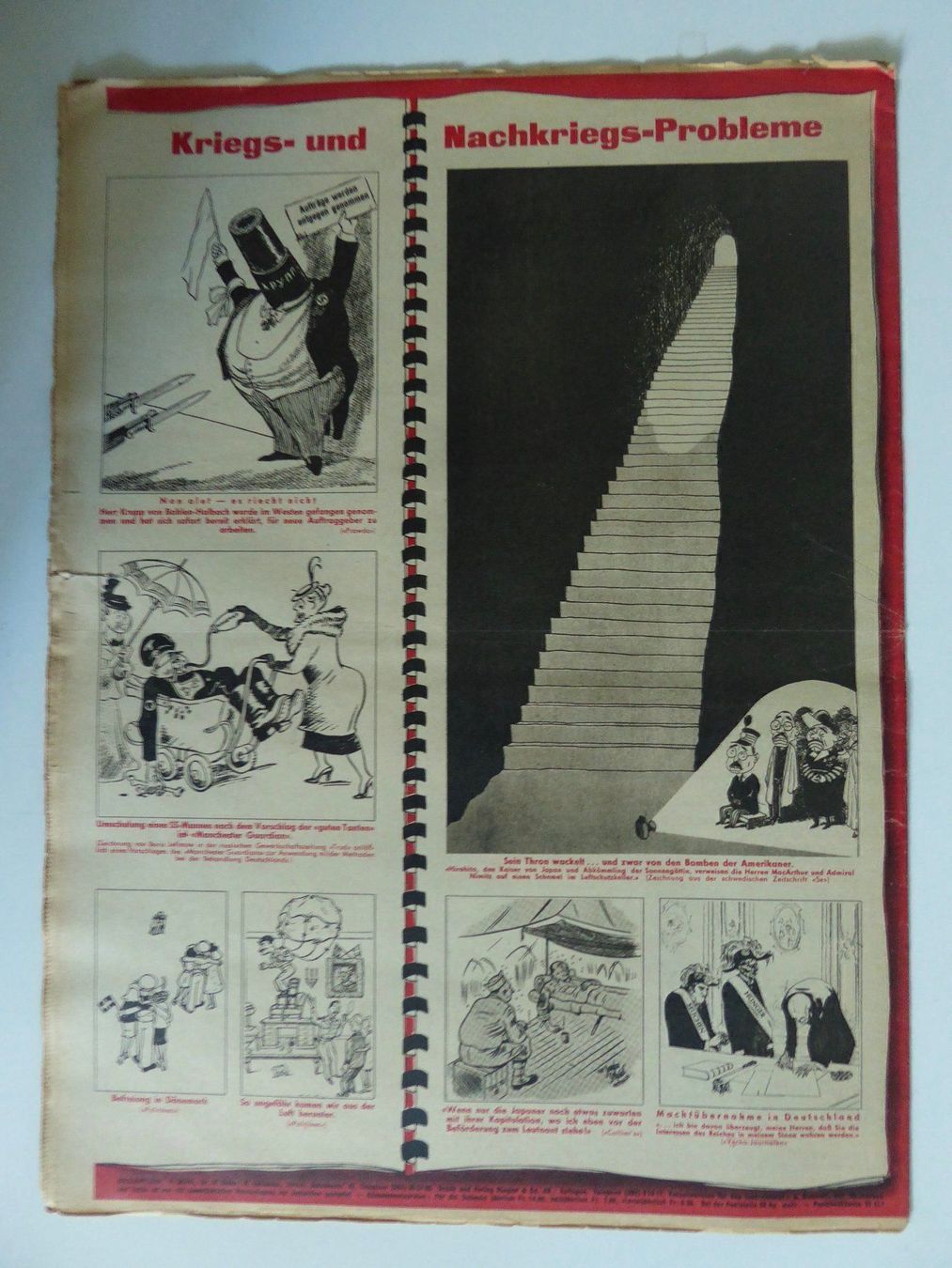 Riviste & Magazine: 1945 Schweizer Jllustrierte Zeitung – Usato da Zürich venduto da Chaeffeler 1