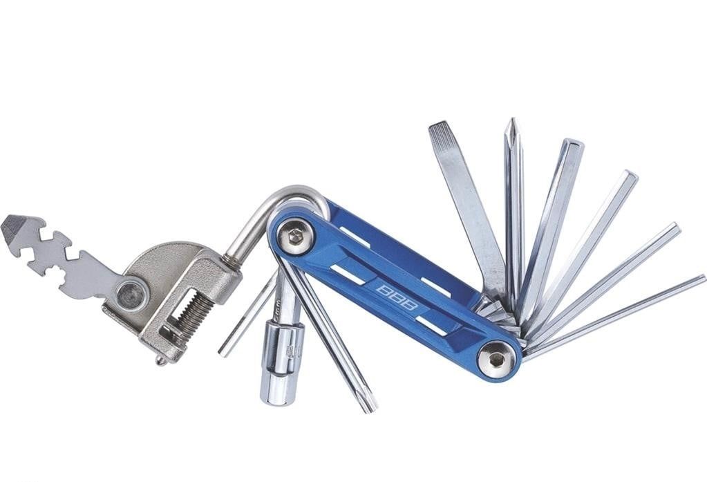 Alle Werkzeuge: BBB Cycling Primefold BTL-48 L Multitool blau – Neu und originalverpackt aus Basel von Seifehuesli 1