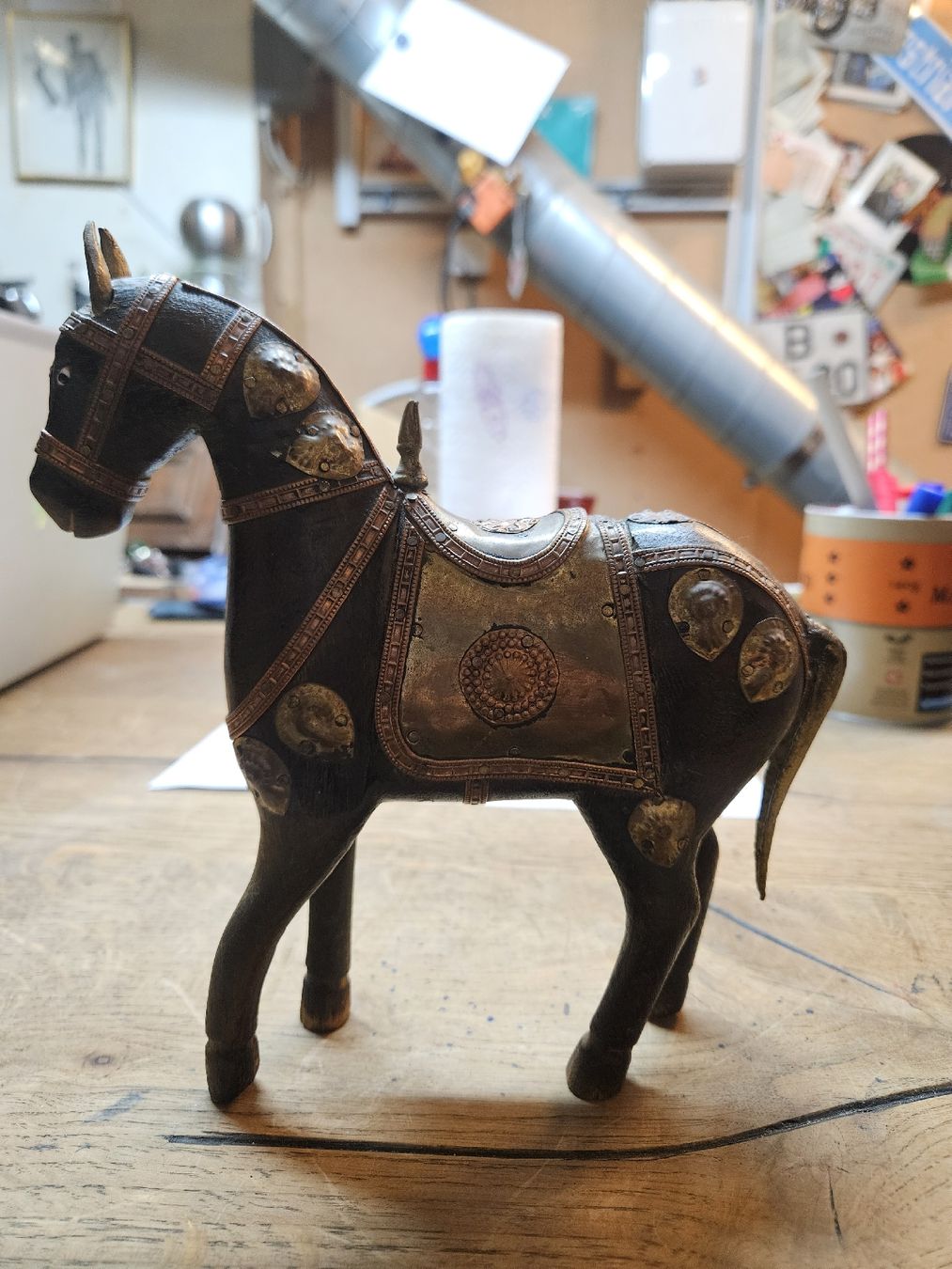 Tutte le decorazioni: Dekoratives Pferd  Messing/Bronze antike Deko (M) – Usato da Rorschach venduto da TimelessTrading 1