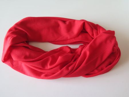 Loop Halstuch Schlauchschal Rundschal uni rot neu OVP
