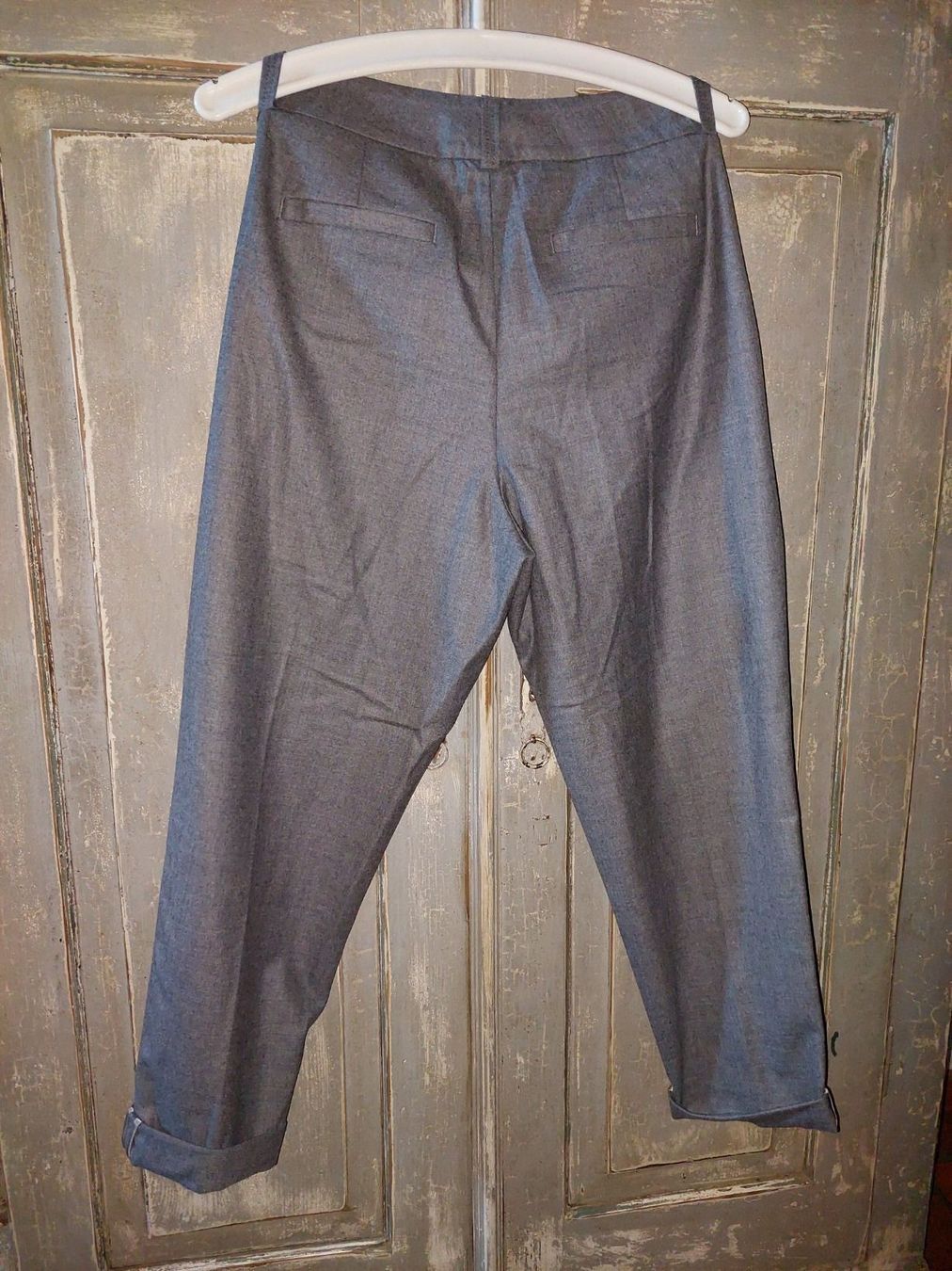 Hosen: Via Masini 80 . Hose Polyester/Wolle grau 38 – Neu und originalverpackt aus Besenbüren von teluride89
