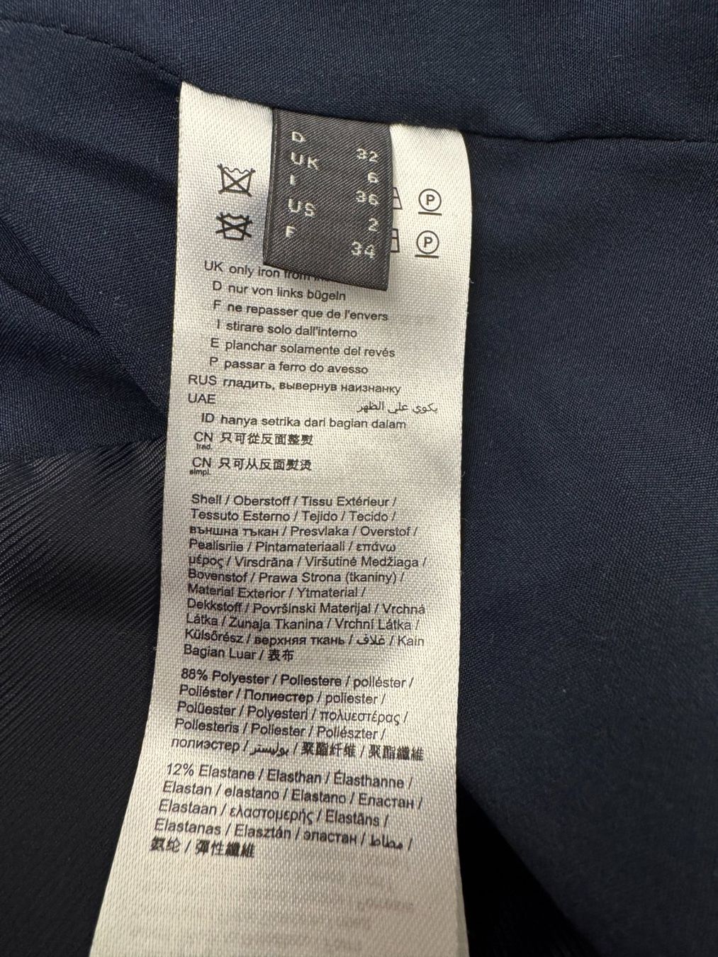 Esprit Giacche: Esprit Blazer, Gr.32/34, dunkelblau, Wildlederoptik – Nuovo (secondo la descrizione) da Nürensdorf venduto da 2ND_STORY 9