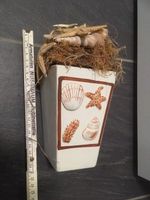 Maritime Deko mit Seesternen, Fernweh braun, beige