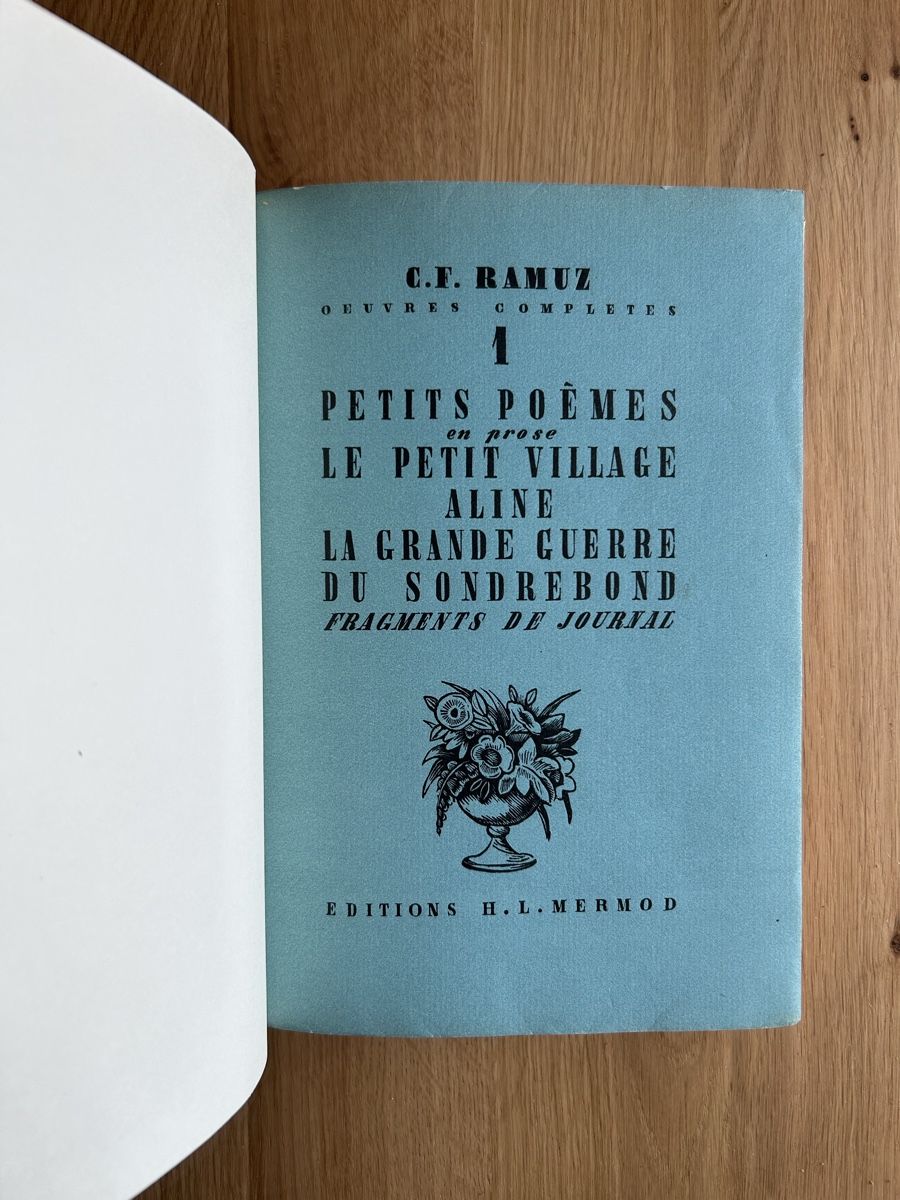 Libri: Ramuz œuvre complète numérotée . - Rare – Nuovo (secondo la descrizione) da Tolochenaz venduto da Dorita_ 7