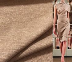 Viskose Jersey Lurex Stoff 2.2x1.50m rosa & gold