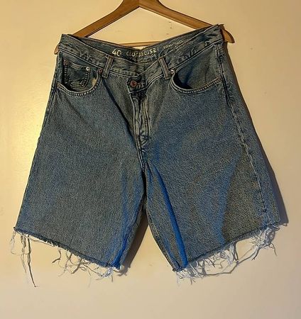 Short jean bleu baggy 40 / Blaue Baggy Shorts 40