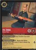 TCG Disney LORCANA URSULAS RÜCKKEHR 105 Fa Zhou - Mulans Vat