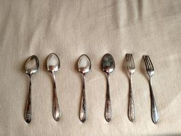 Vintage Besteck, 6-teilig, Löffel&Gabel,antik
