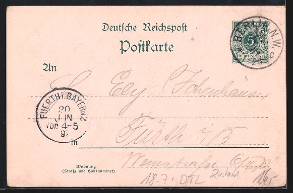 Cancelleria postale: Litho Berlin, Denkmal Friedrich des Gros – Usato da Berlin venduto da bartko-reher 1