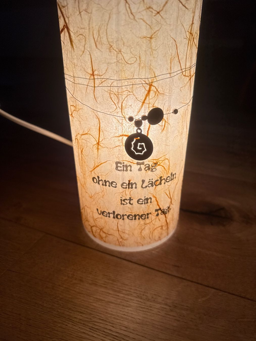 Ikea Lampen: Ikea Lampe mit Spruch, Windlicht, Tischlampe, – Gebraucht aus Auenstein von moin. 4