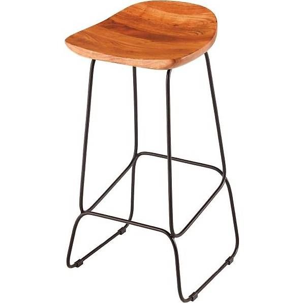 Kave Home Tabourets: Barhocker Eclipse Akazienholz massiv Stahl – Neuf (Voir description) à Zollikofen par uniqueroom