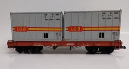 LGB 4060 US-Güterwagen Flachwagen gebraucht