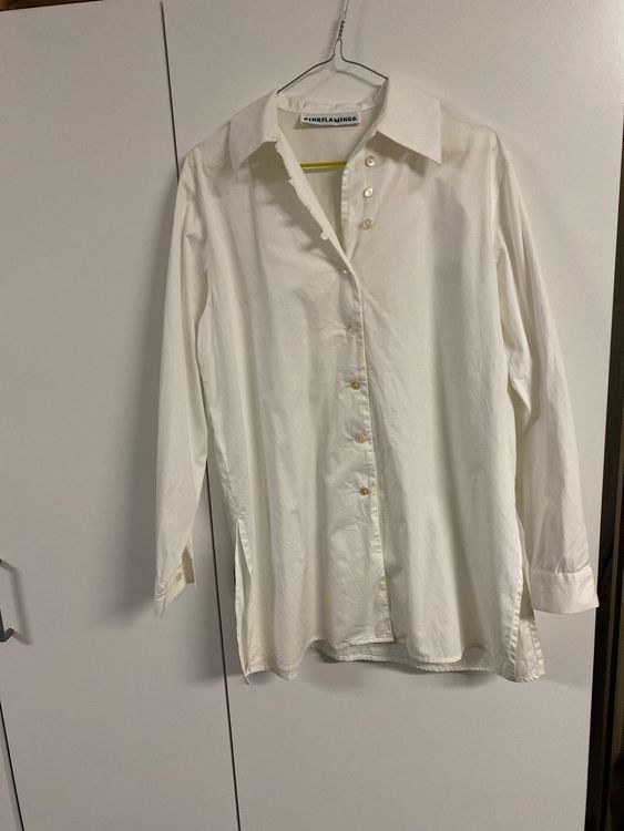 Bluse Jaune Et Blanc à Carreaux Hubermans - Taille XL - Occasion En Très Bon état