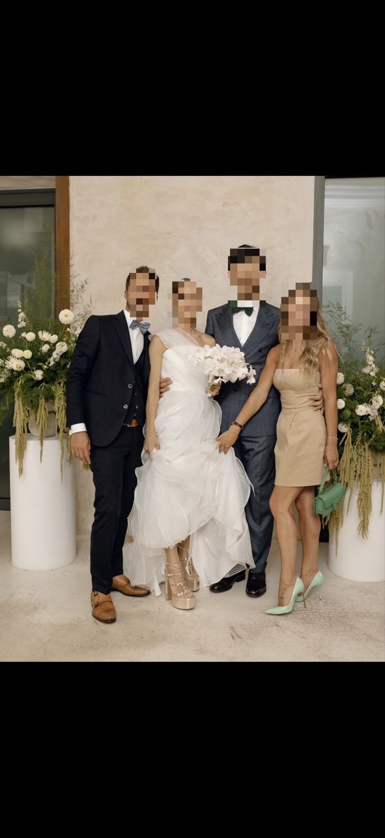 Kleider: Wedding dress- designer custom made, unique piece S size – Neu (gemäss Beschreibung) aus Corsier GE von Karol_save_planet 9