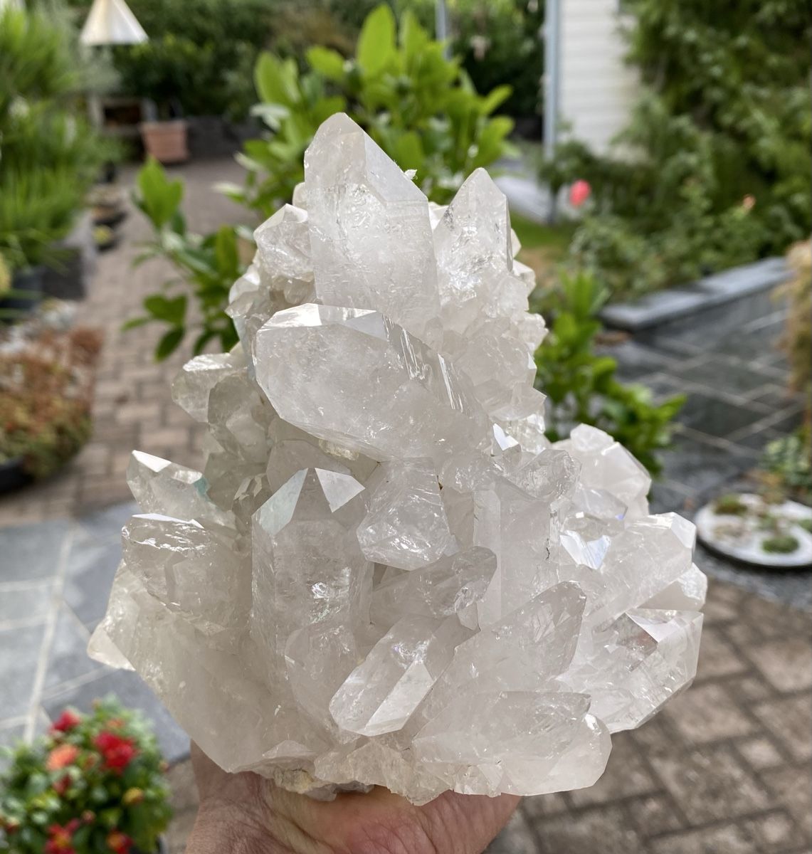 Mineralien & Heilsteine: Grosse Bergkristall Stufe Schweiz  – Gebraucht aus Selzach von 321compac 2