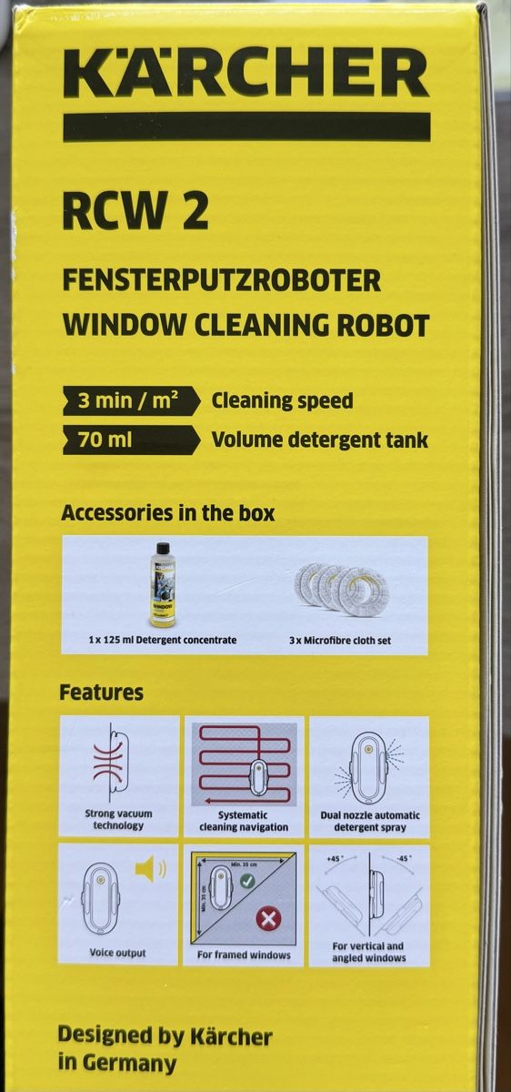 Kärcher Altro per la casa: Fensterputzroboter – Nuovo e nell'imballaggio originale da Beromünster venduto da Mazda68 2