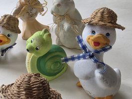 Süsse Deko-Figuren für den Frühling, 8-teiliges Set, ca 10cm