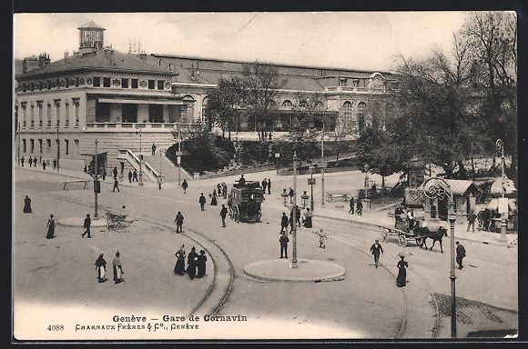 Cartoline postali: AK Genève, Gare de Cornavin, Bahnhof – Usato da Berlin venduto da bartko-reher