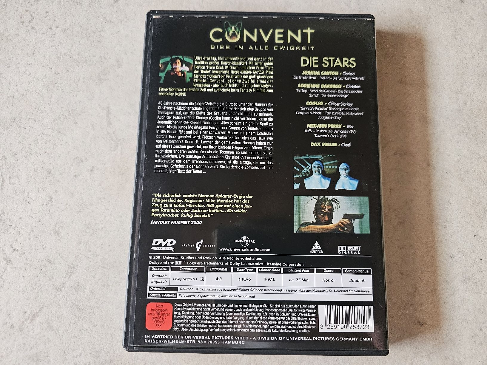 Alle DVDs: Convent  -  Biss in alle Ewigkeit – Gebraucht aus Schneisingen von backstore24 1